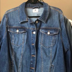 Plus sized denim jacket
